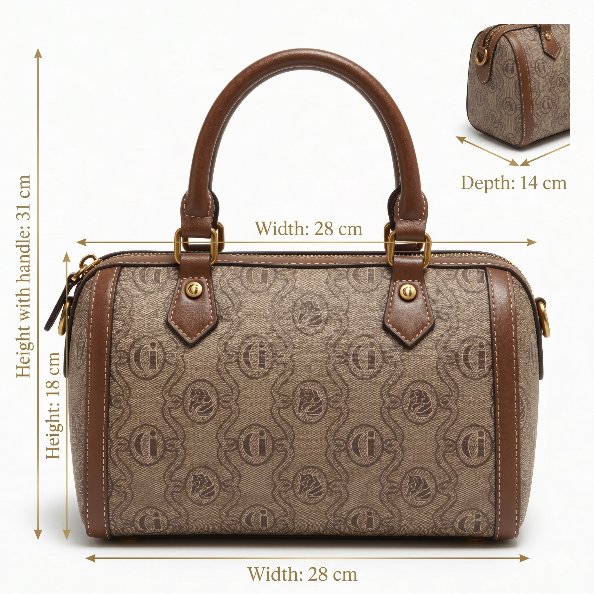 Signature Luxe Boston Bag BA-501