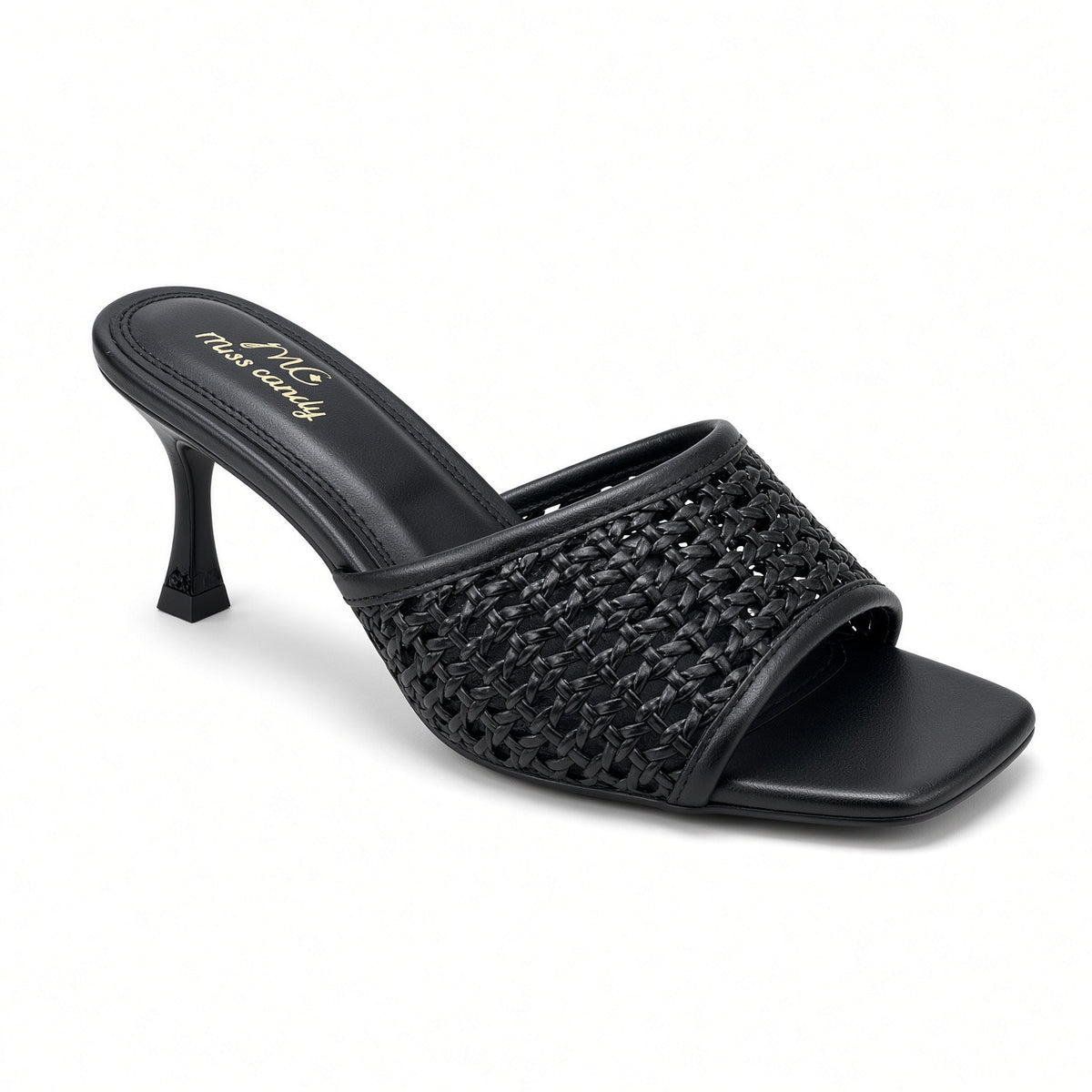 Woven Mule Heel - MISS CANDY H-129