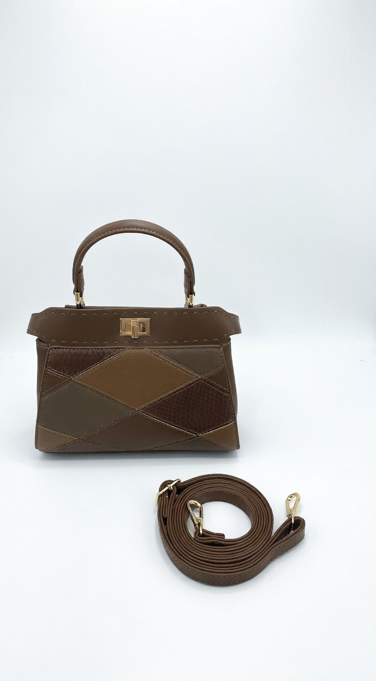 ba-388 Signature Patchwork Handbag