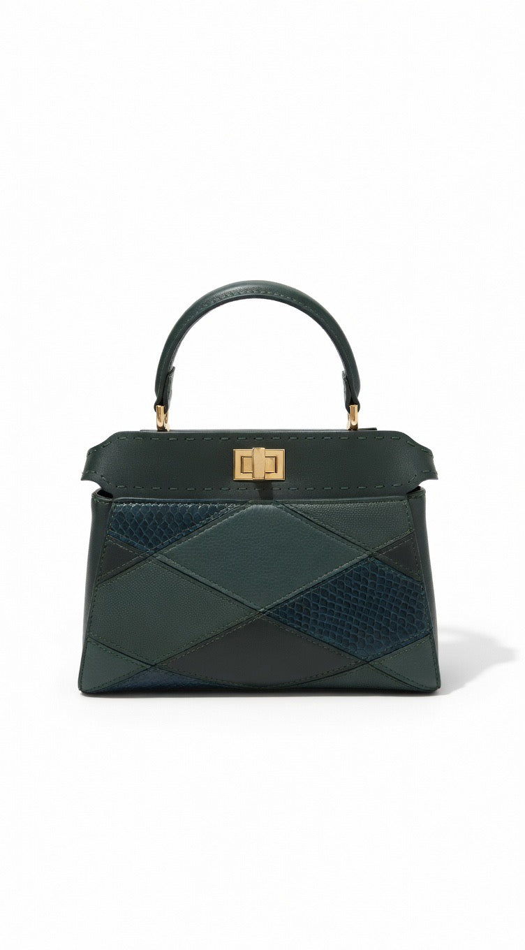 ba-388 Signature Patchwork Handbag