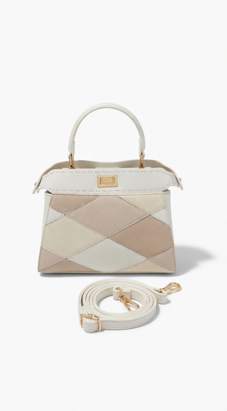 ba-388 Signature Patchwork Handbag