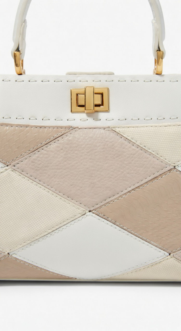 ba-388 Signature Patchwork Handbag