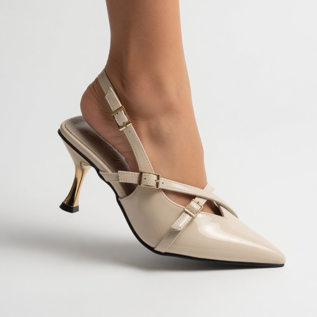 H-86 Chic Muse Slingback Heels