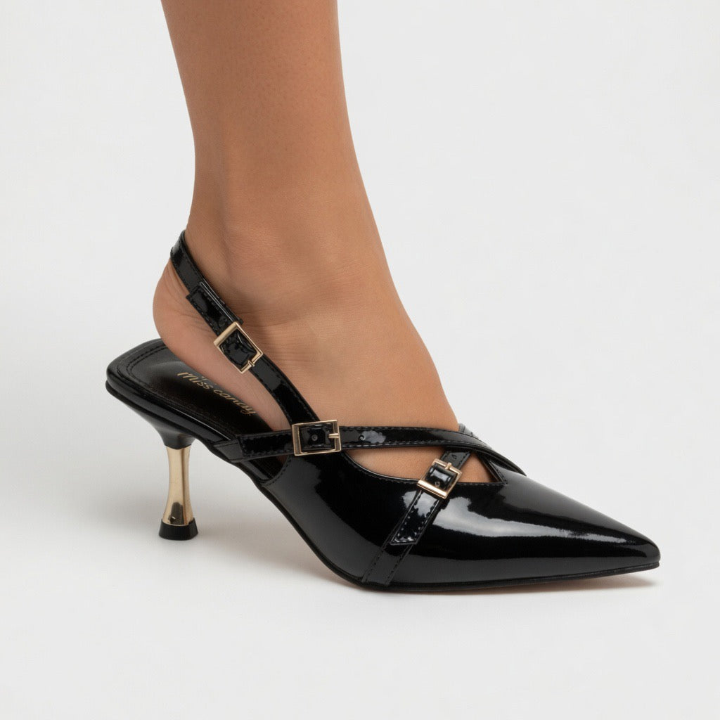 H-86 Chic Muse Slingback Heels