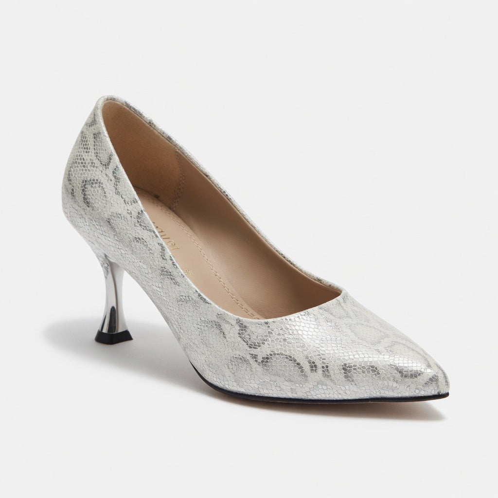 H-38 Serpent Chic Pointed Heels