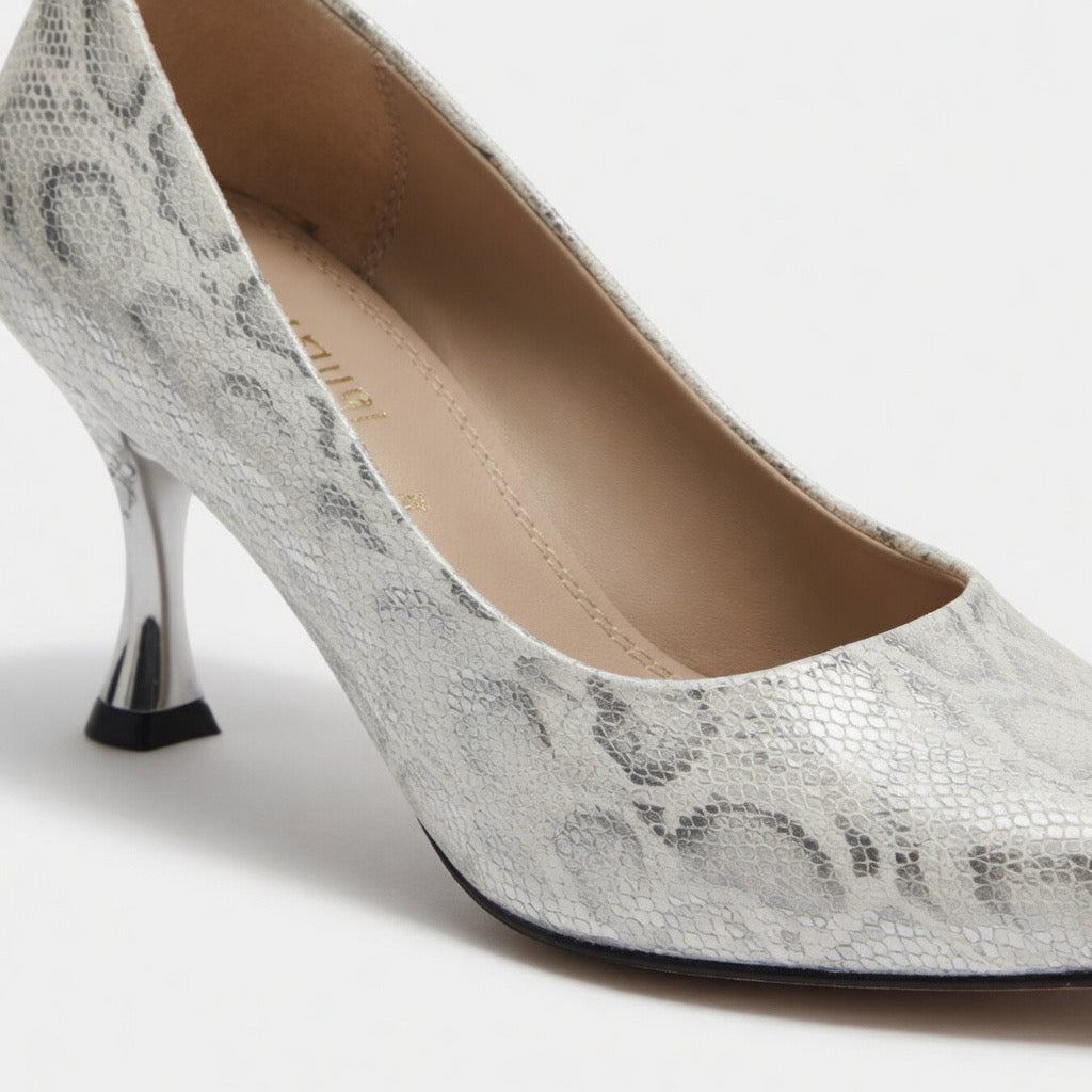 H-38 Serpent Chic Pointed Heels