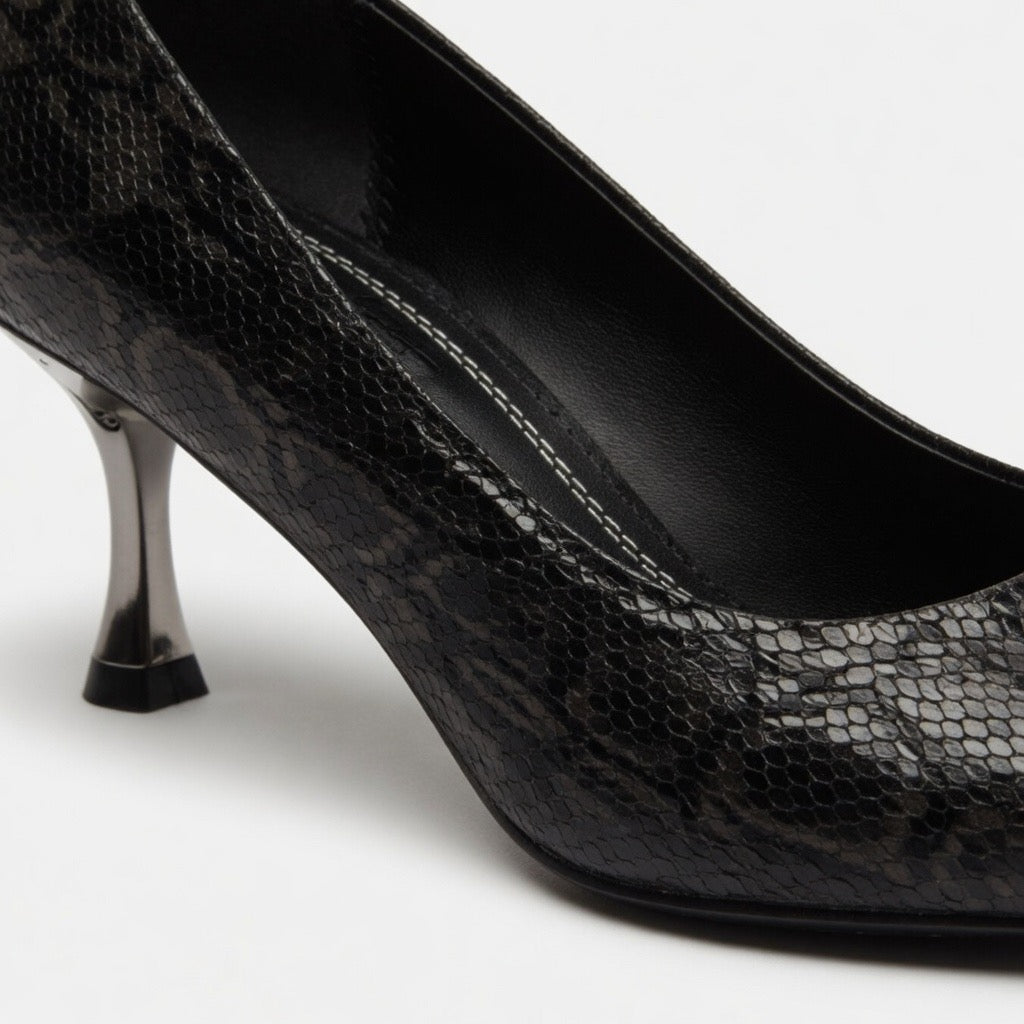 H-38 Serpent Chic Pointed Heels