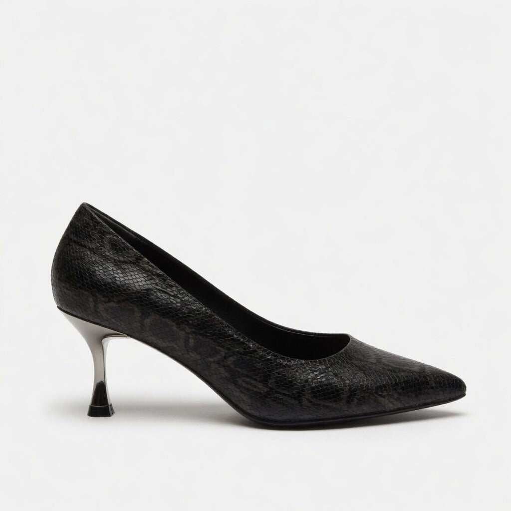 H-38 Serpent Chic Pointed Heels