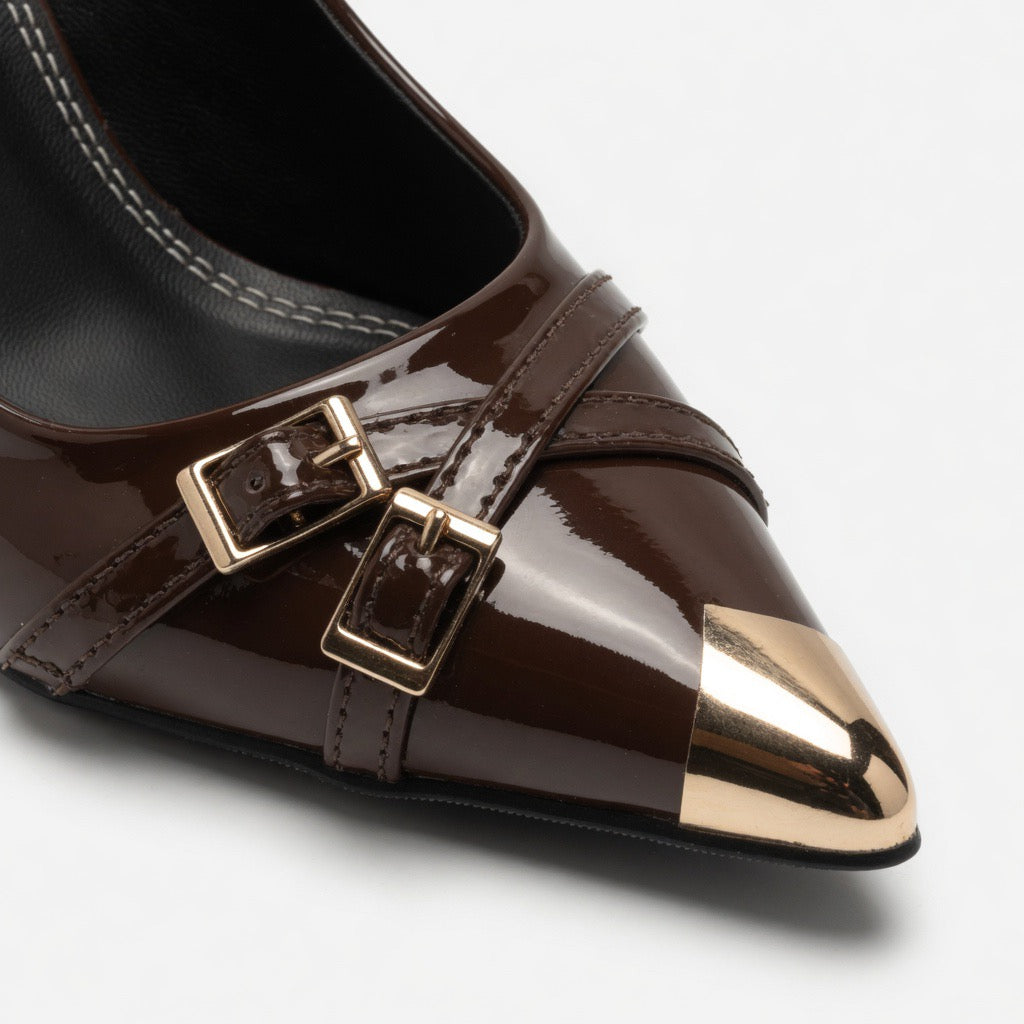 H-99 Golden Edge Heels