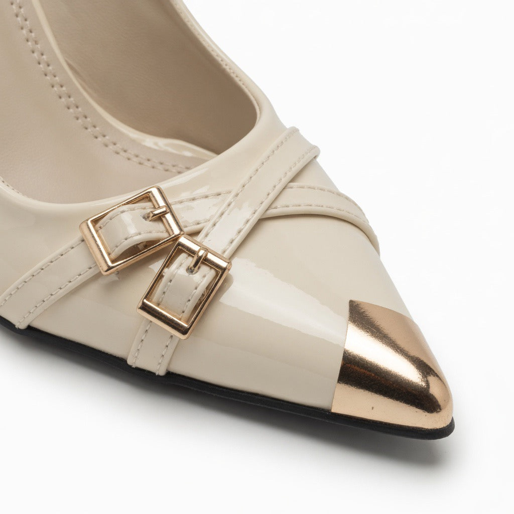 H-99 Golden Edge Heels