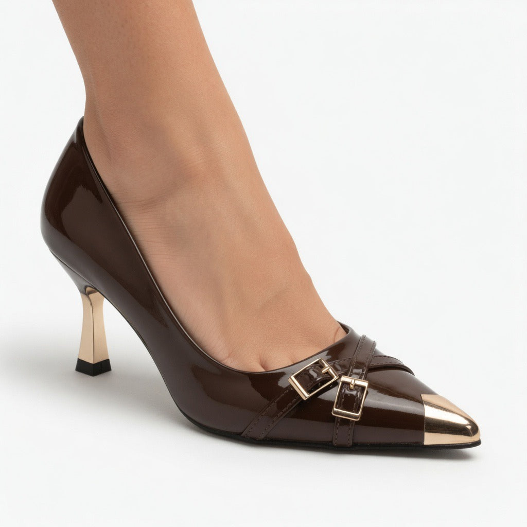 H-99 Golden Edge Heels