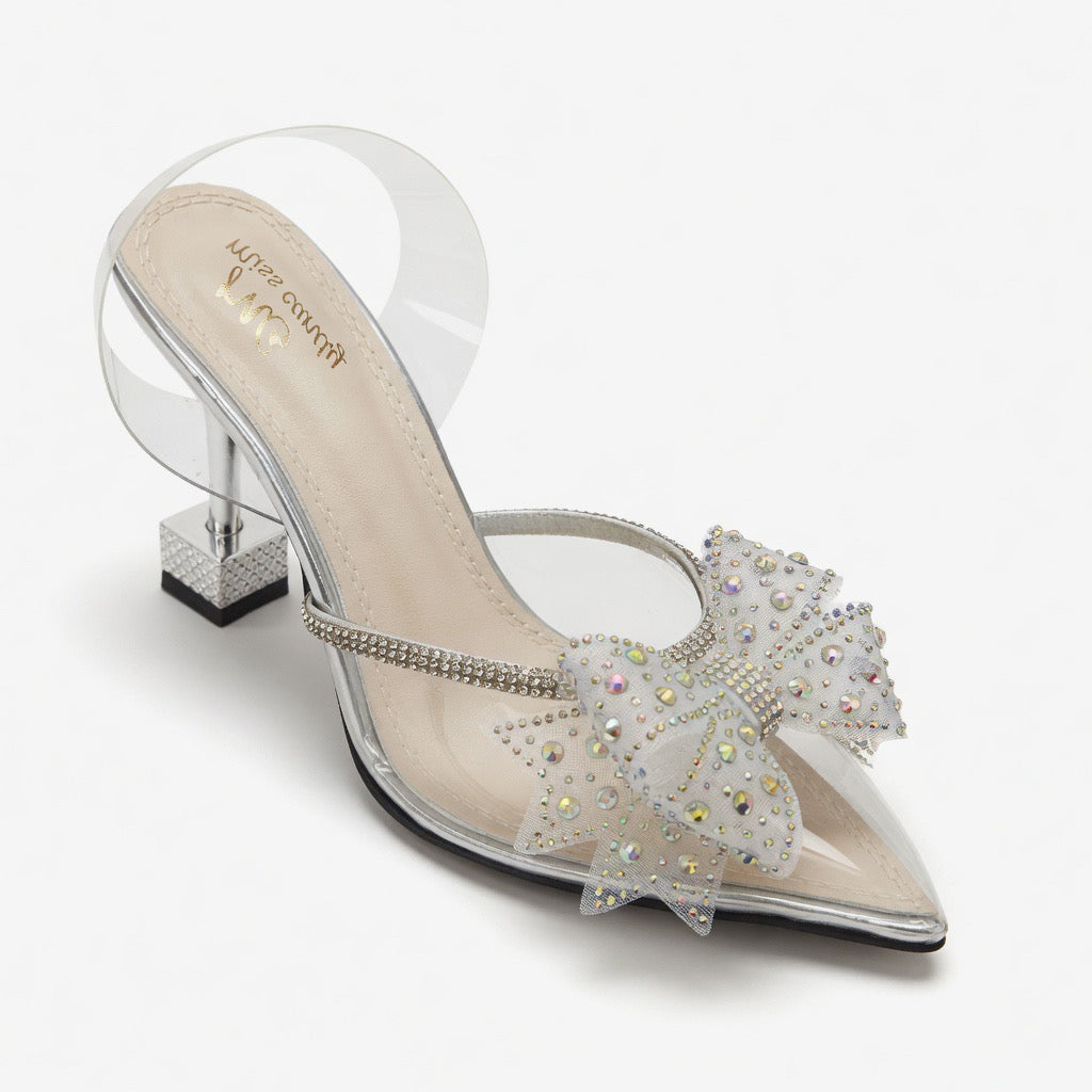 H-67 Crystal Bloom Heels