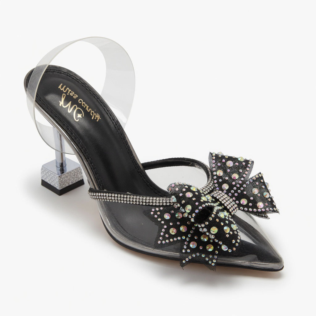 H-67 Crystal Bloom Heels