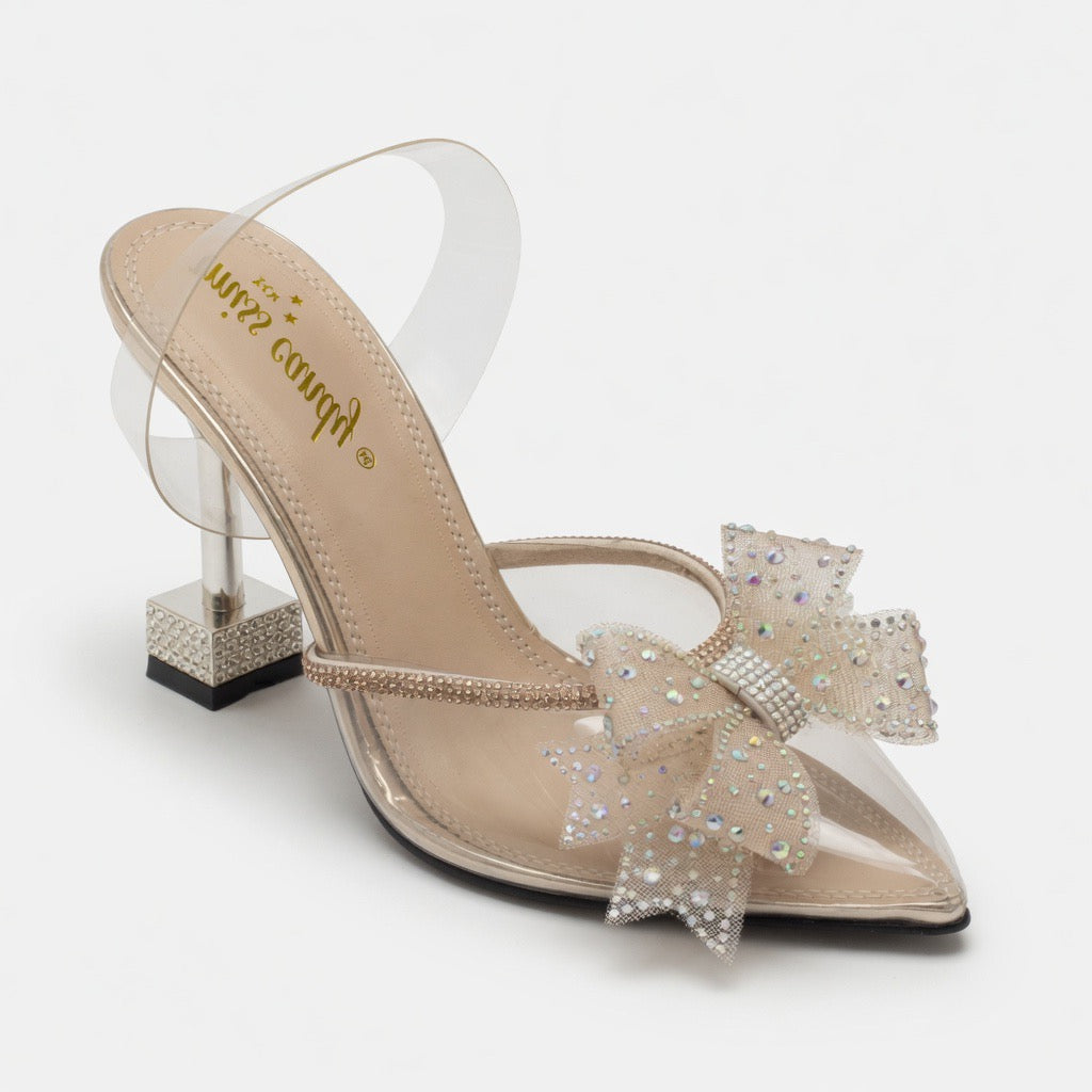 H-67 Crystal Bloom Heels