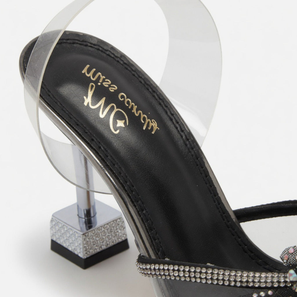 H-67 Crystal Bloom Heels