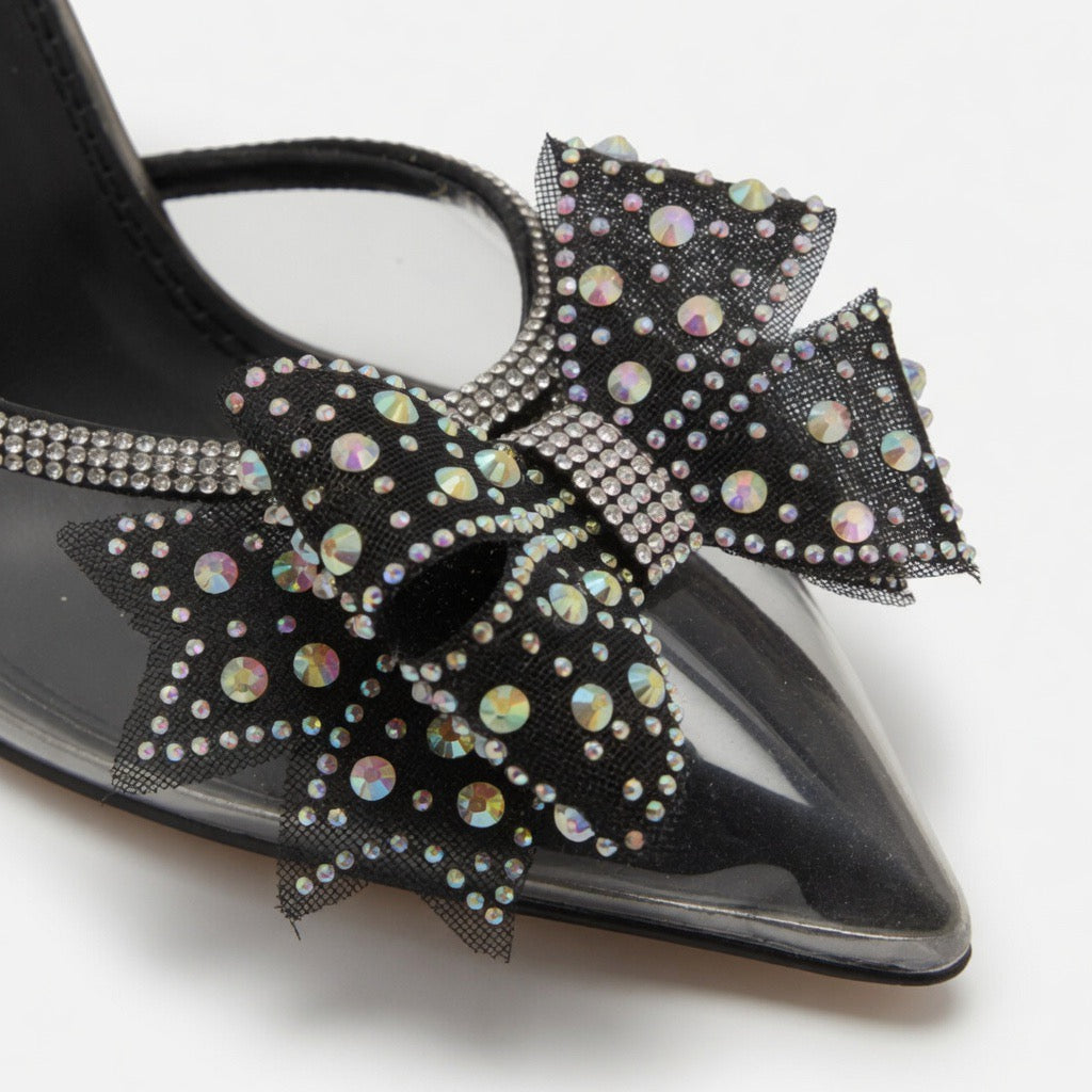 H-67 Crystal Bloom Heels