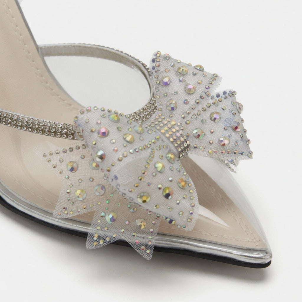 H-67 Crystal Bloom Heels