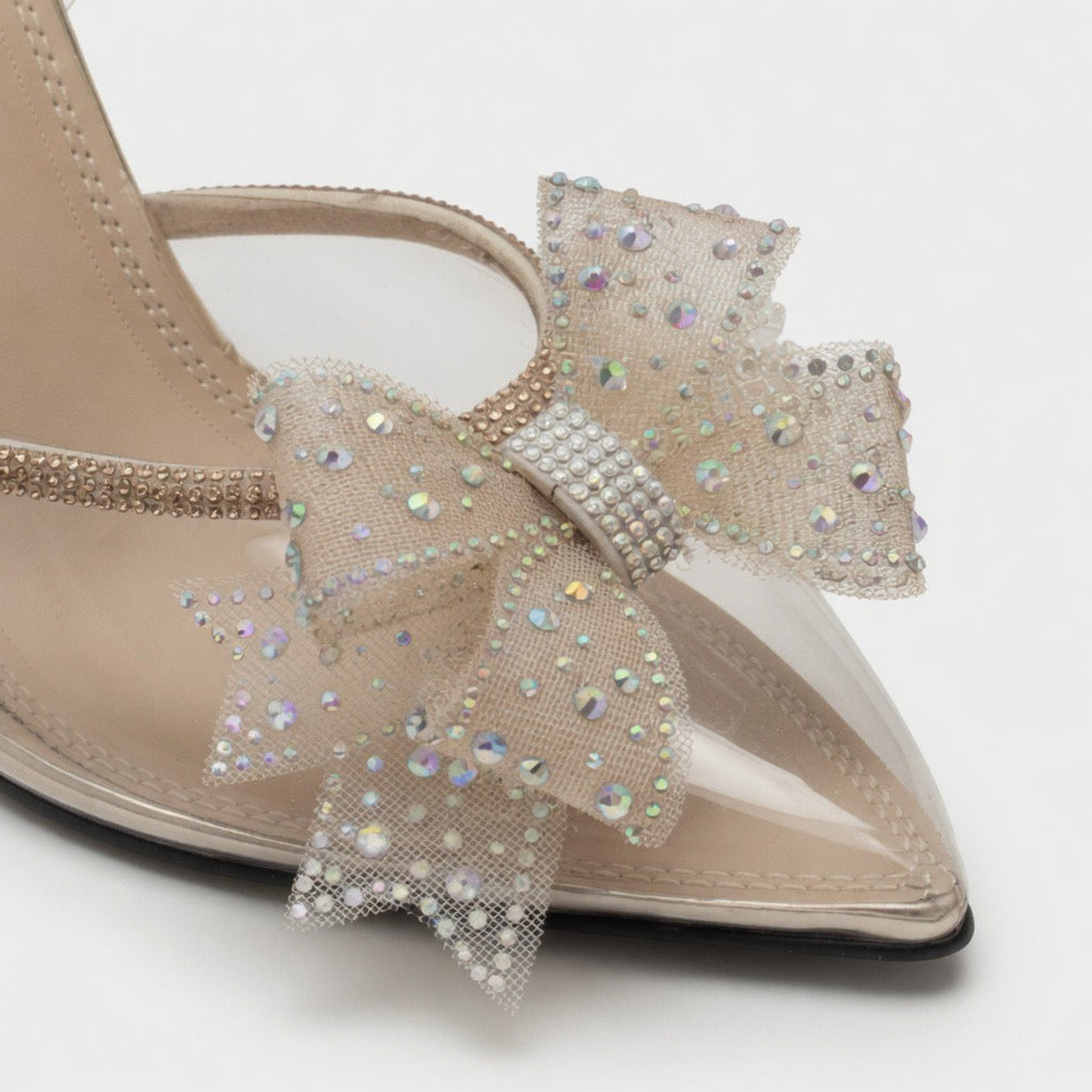 H-67 Crystal Bloom Heels