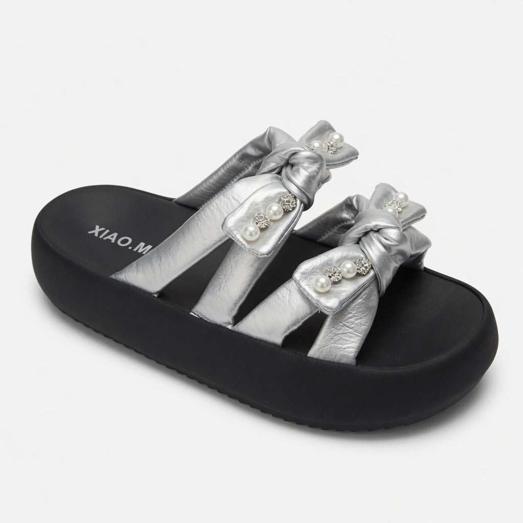 S-55 Bella Bow Comfort Slides