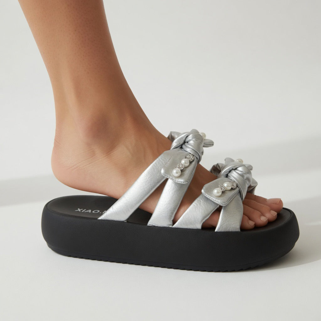 S-55 Bella Bow Comfort Slides