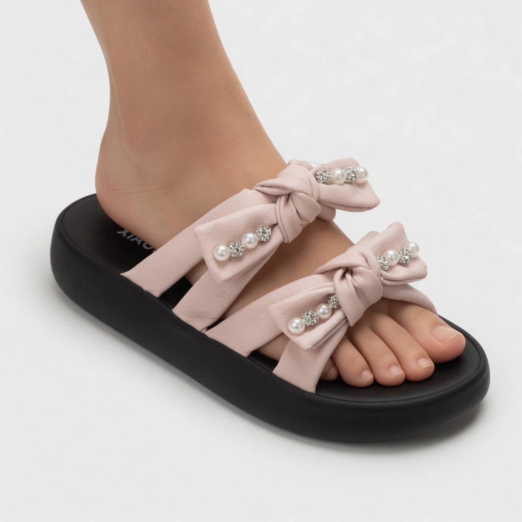 S-55 Bella Bow Comfort Slides