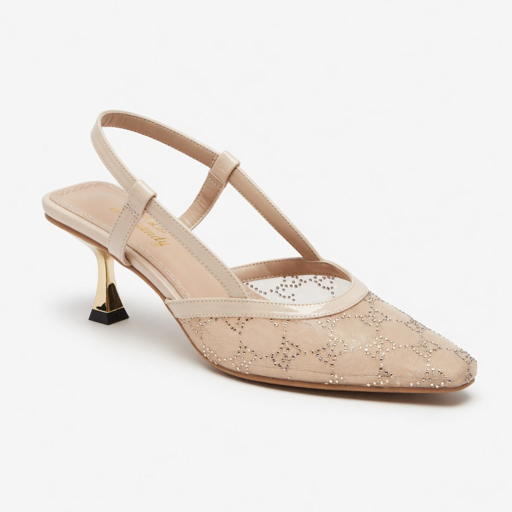 H-114 Ruby Temptation Slingbacks