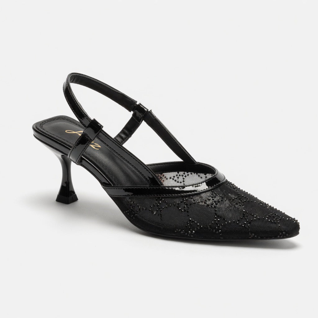 H-114 Ruby Temptation Slingbacks