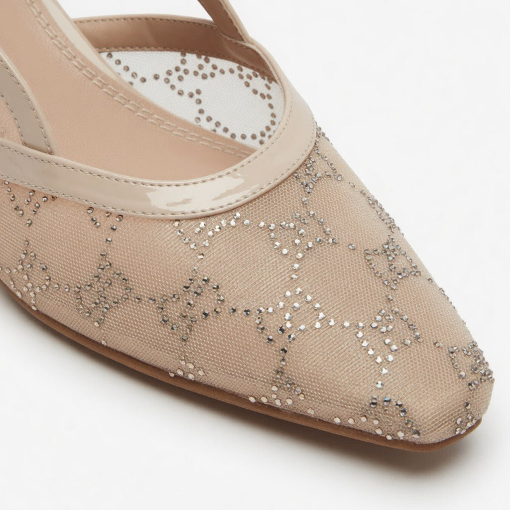 H-114 Ruby Temptation Slingbacks