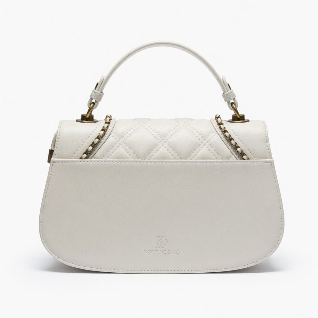 Ivory Icon Quilted Bag ba-488