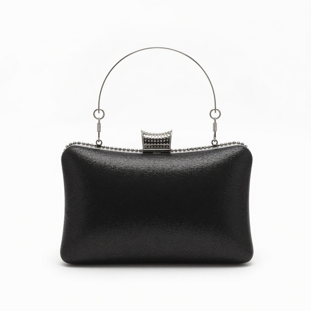 Midnight Glam Fringe Clutch BA-456
