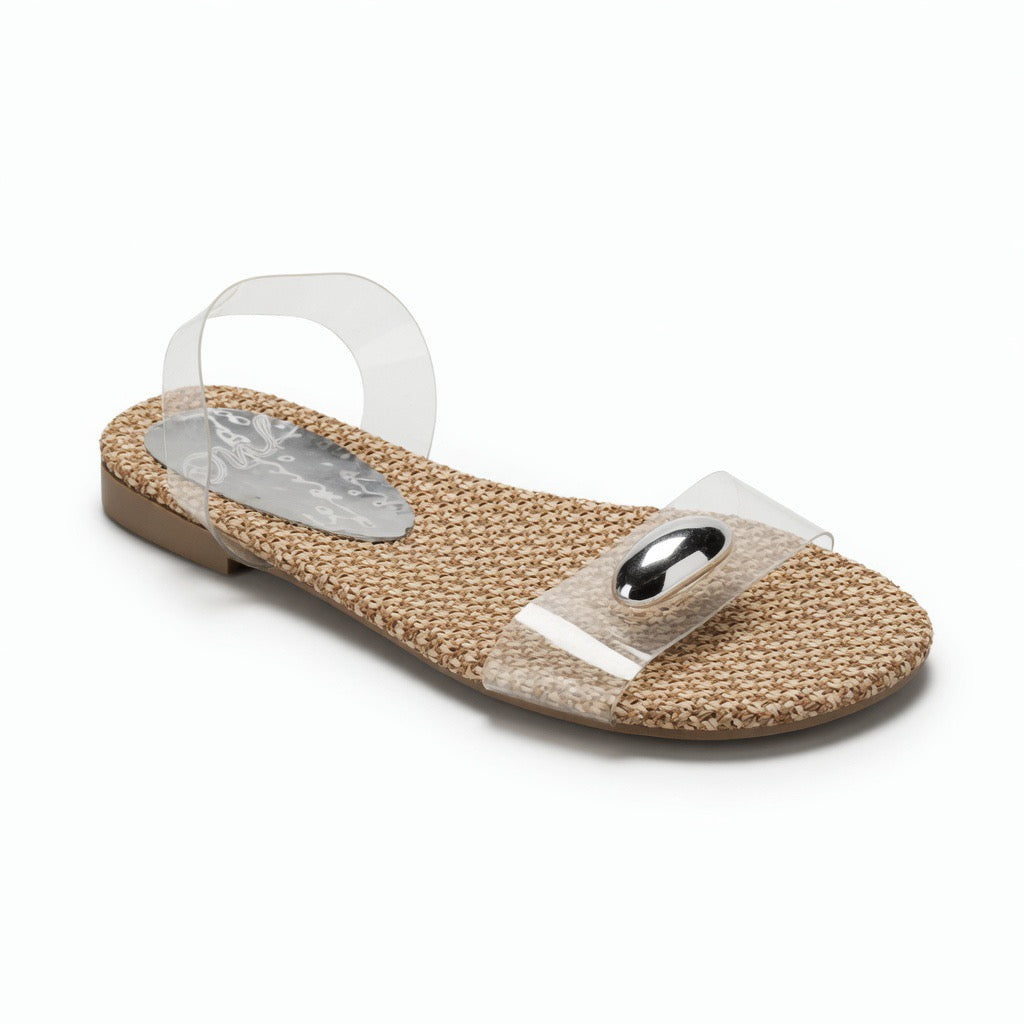 Crystal Breeze Flat Sandals L-31