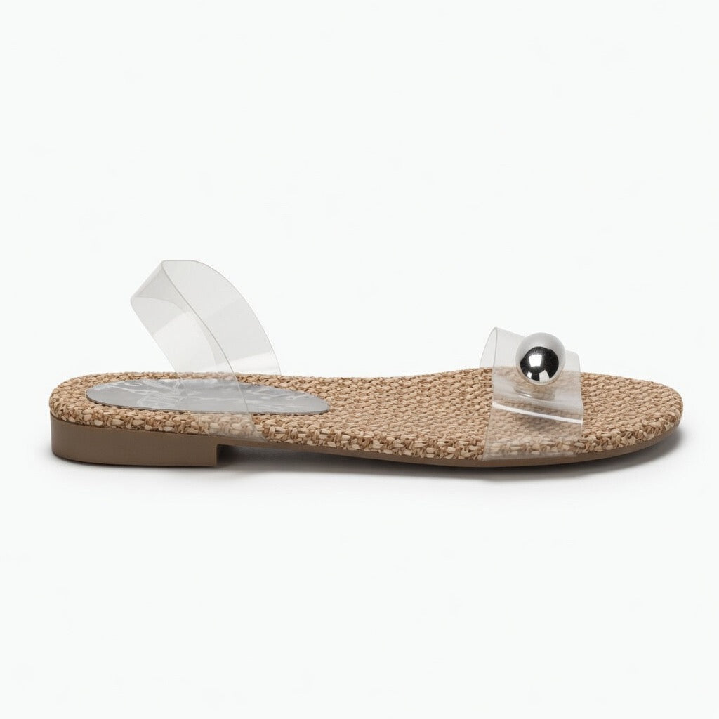 Crystal Breeze Flat Sandals L-31