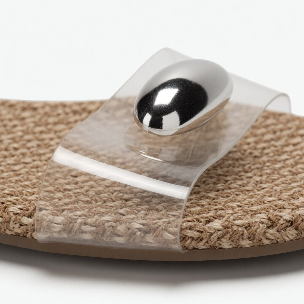 Crystal Breeze Flat Sandals L-31