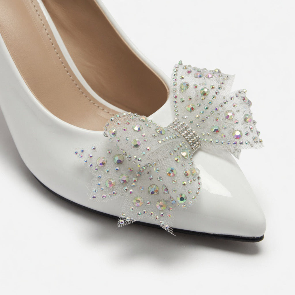 Crystal Bloom Elegance Heels h-101