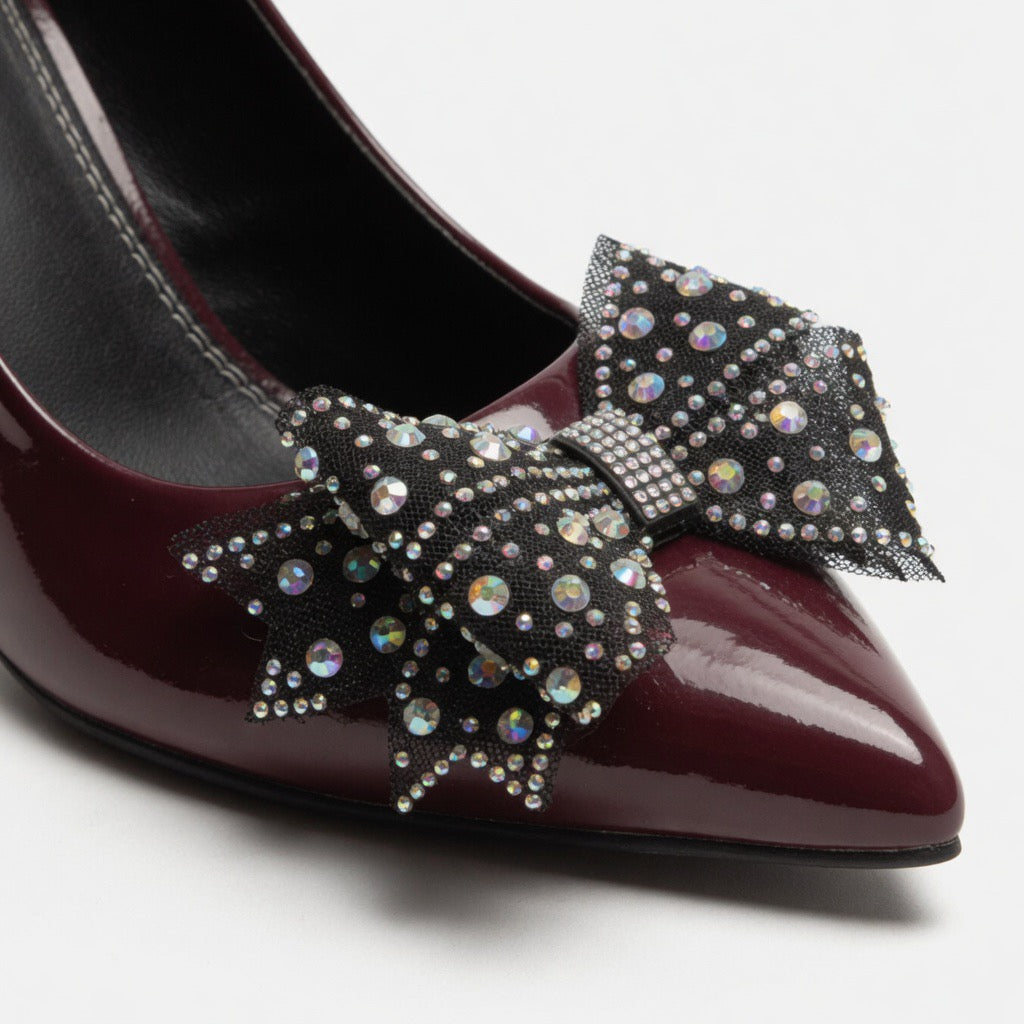 Crystal Bloom Elegance Heels h-101