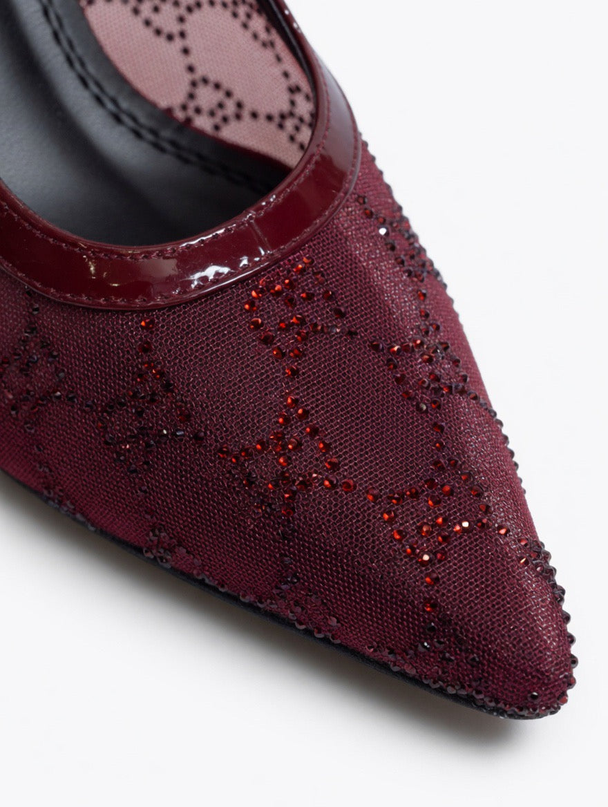 H-110  Luxury Mesh Crystal