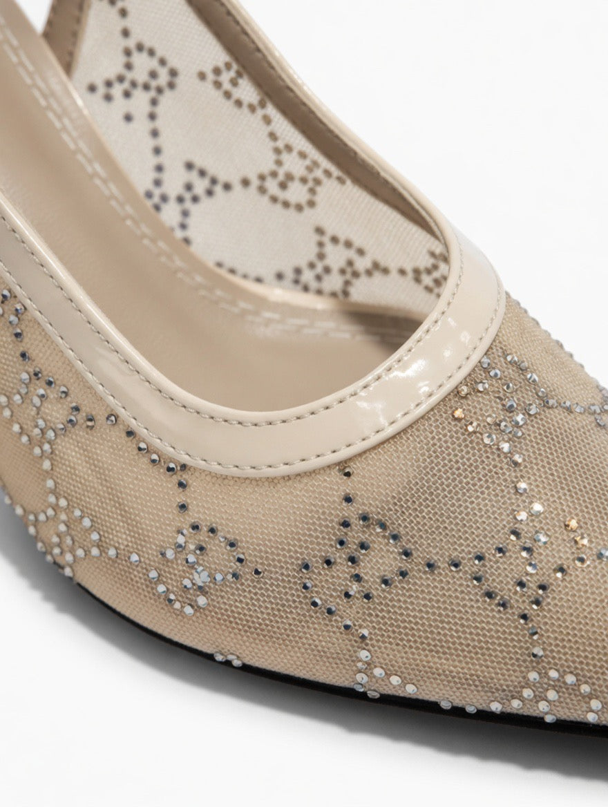 H-110  Luxury Mesh Crystal