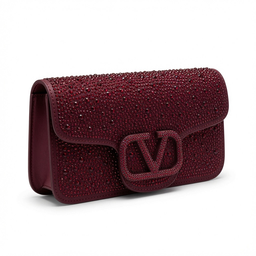 Crystal Luxe Statement Clutch  ba-512