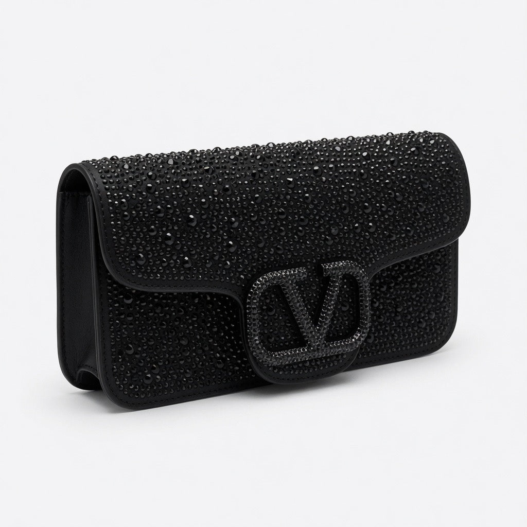 Crystal Luxe Statement Clutch  ba-512