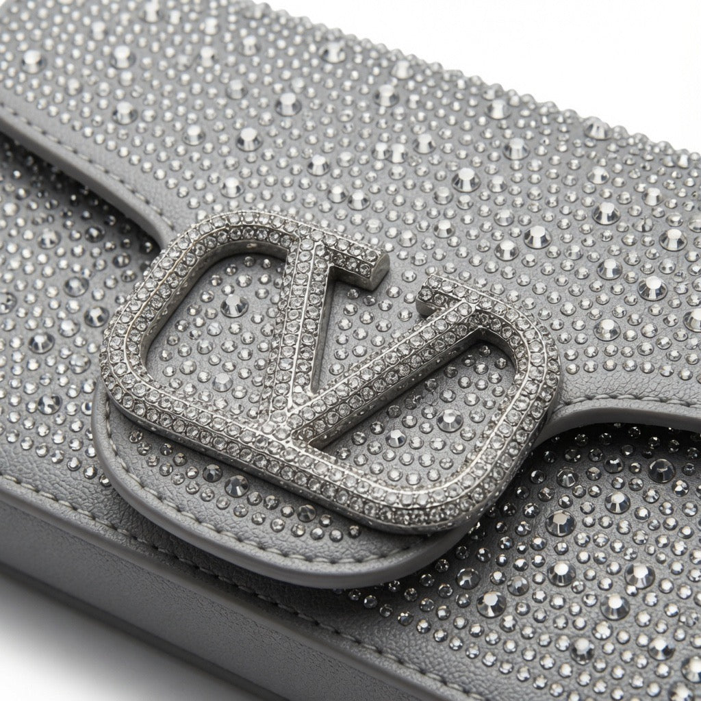 Crystal Luxe Statement Clutch  ba-512