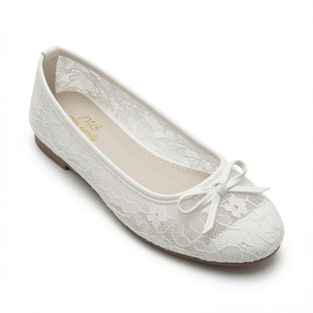 Midnight Lace Ballet Flats B-65
