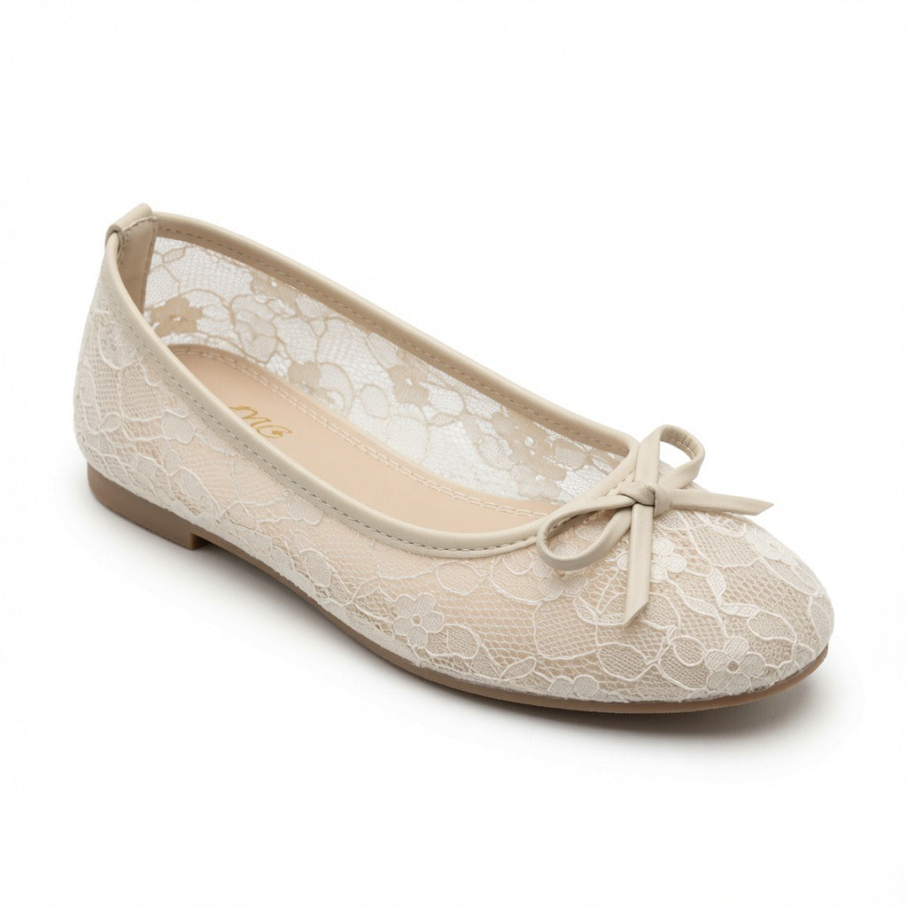 Midnight Lace Ballet Flats B-65