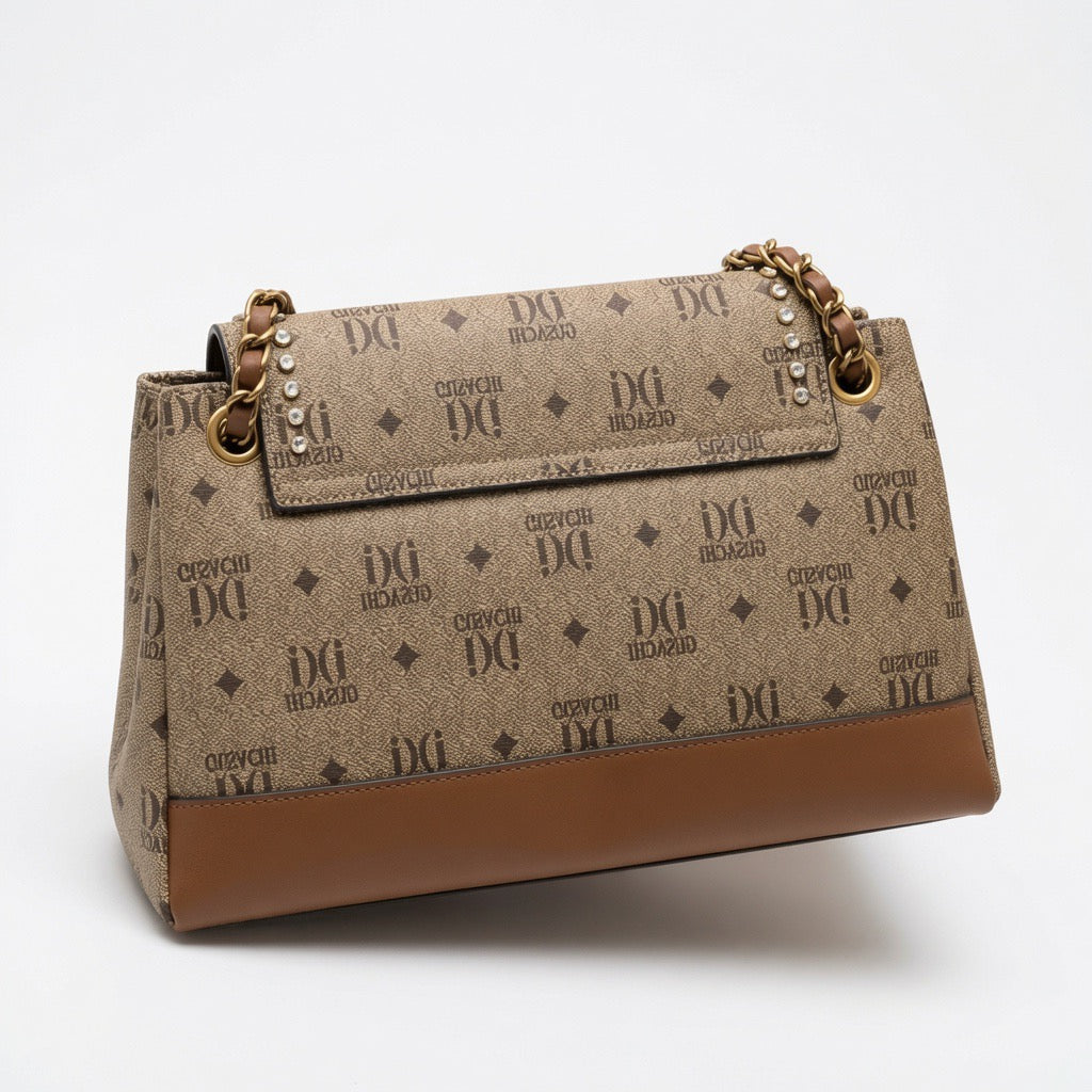 Heritage Owl Chain Shoulder Bag BA-589