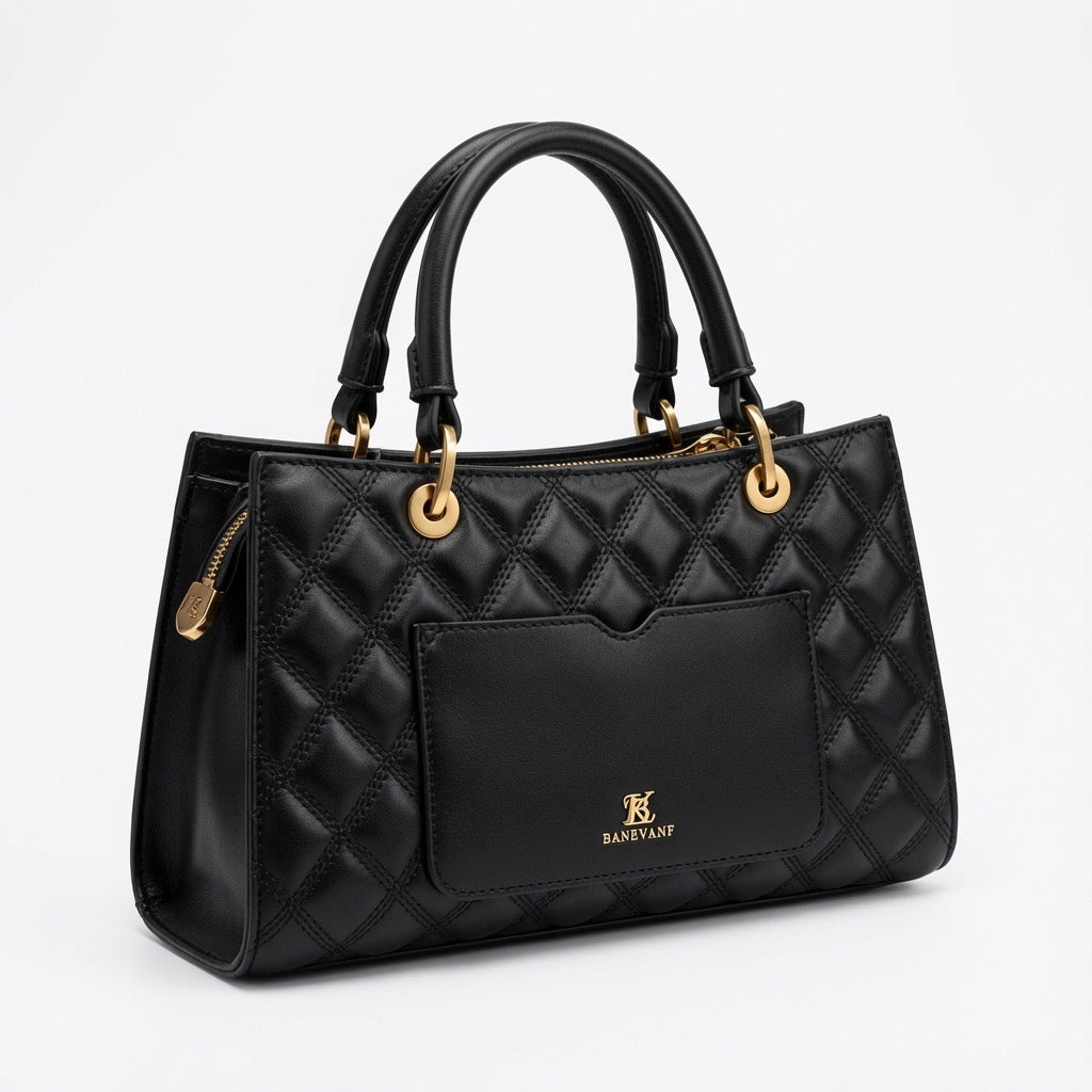 Royal Quilted Top Handle Tote BA-545