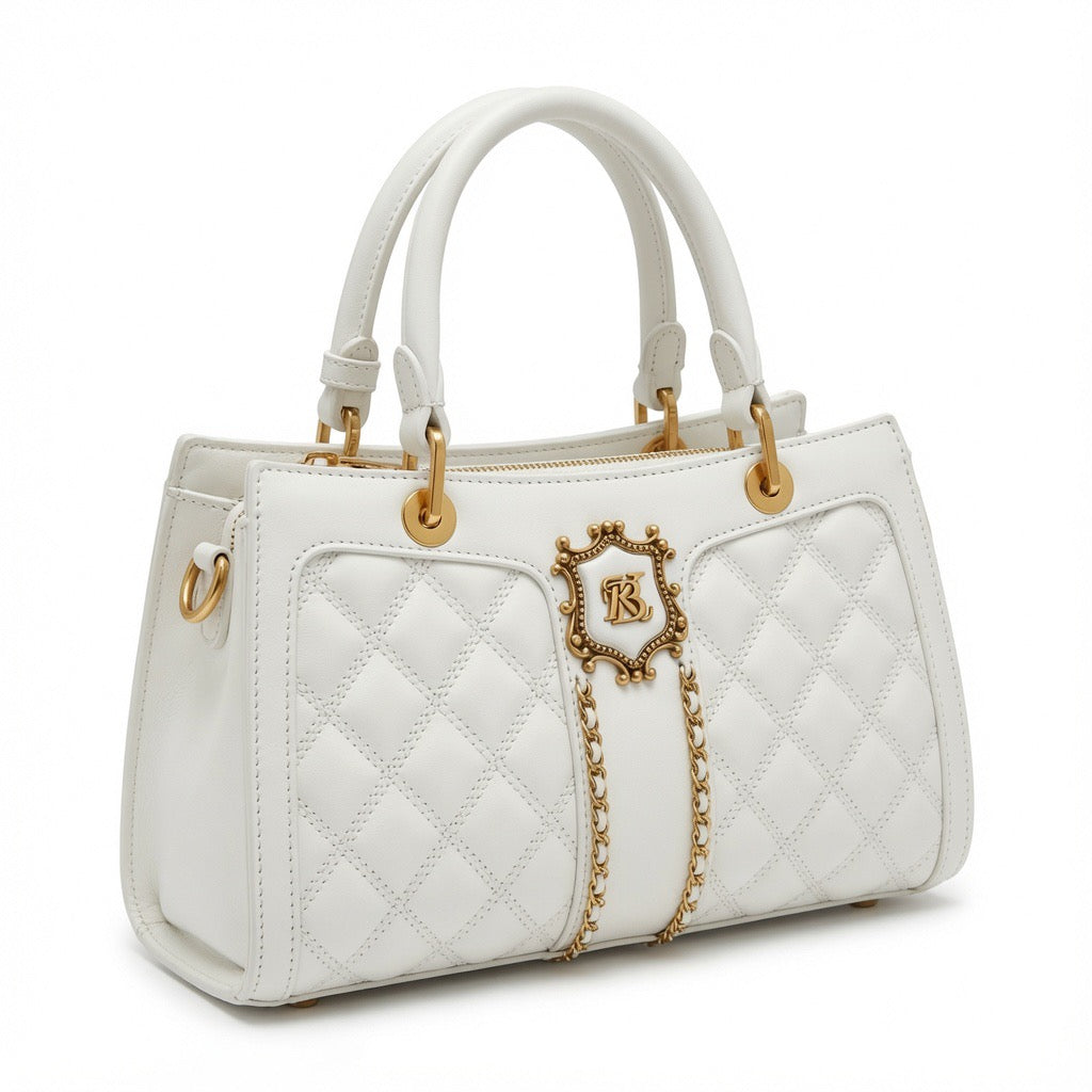 Royal Quilted Top Handle Tote BA-545