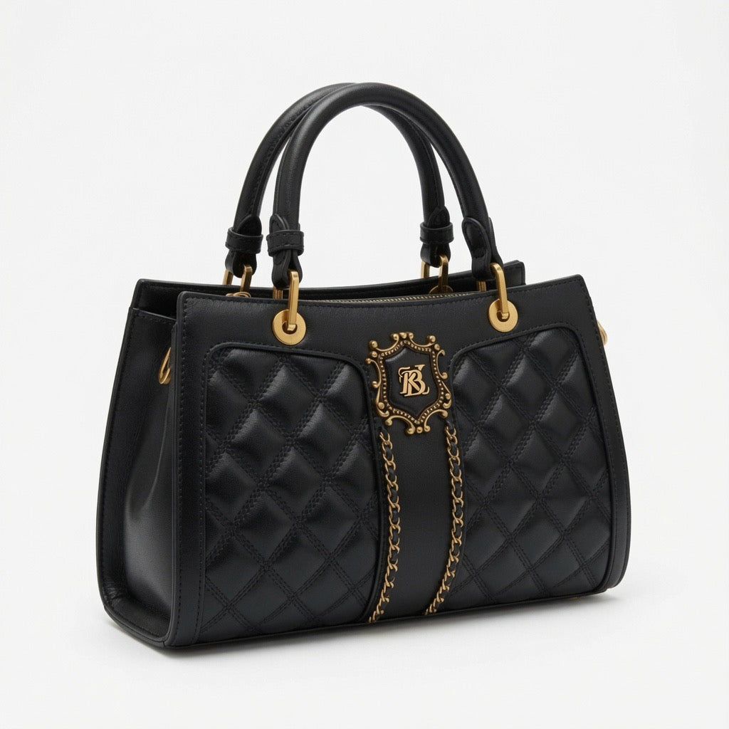 Royal Quilted Top Handle Tote BA-545
