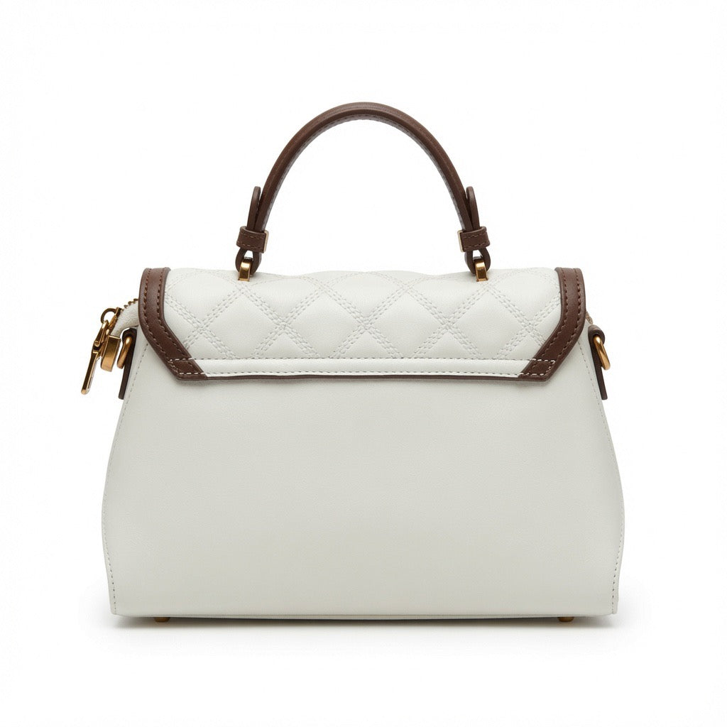 Elegant Quilted Top Handle Satchel BA-544