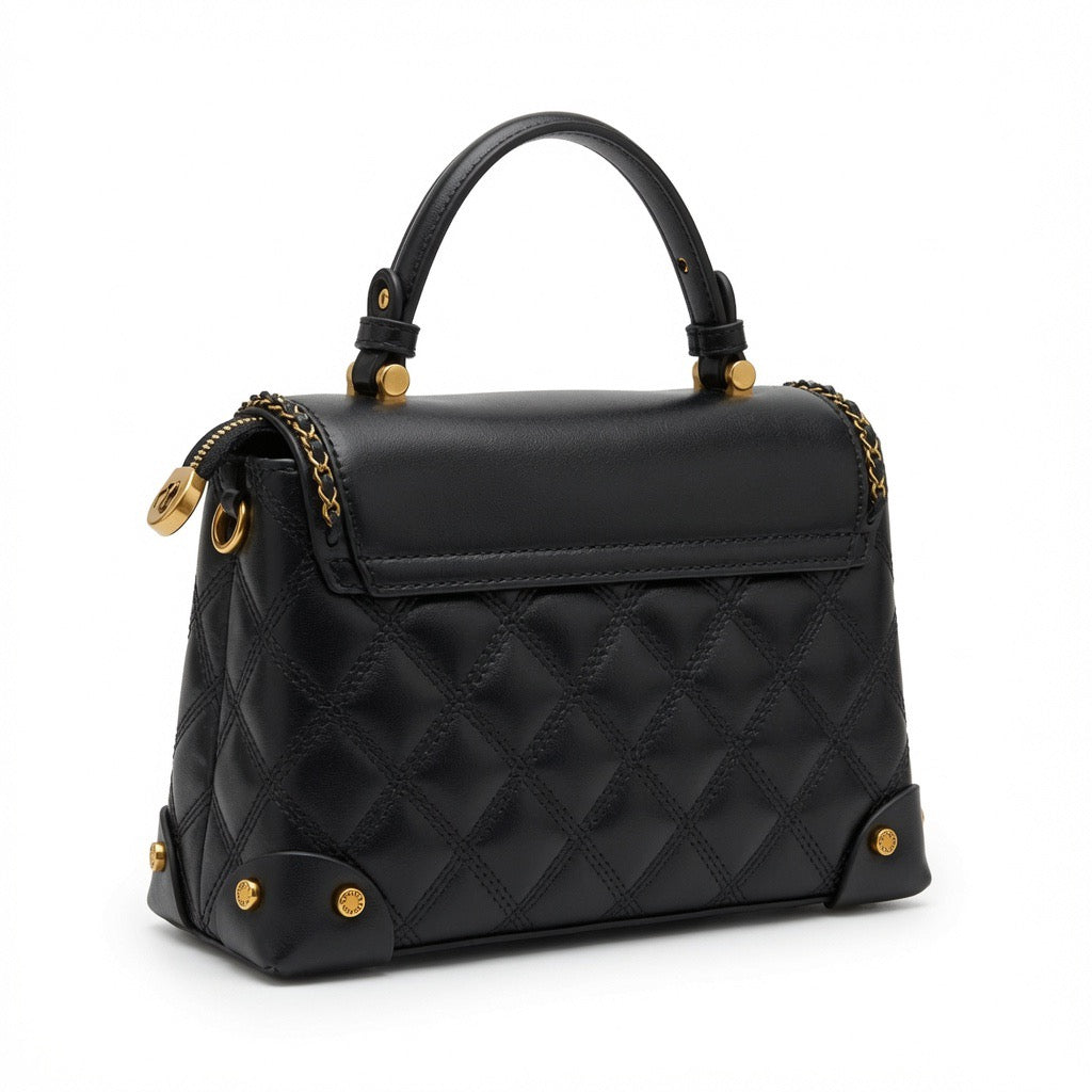 Heritage Quilted Top Handle Satchel BA-557
