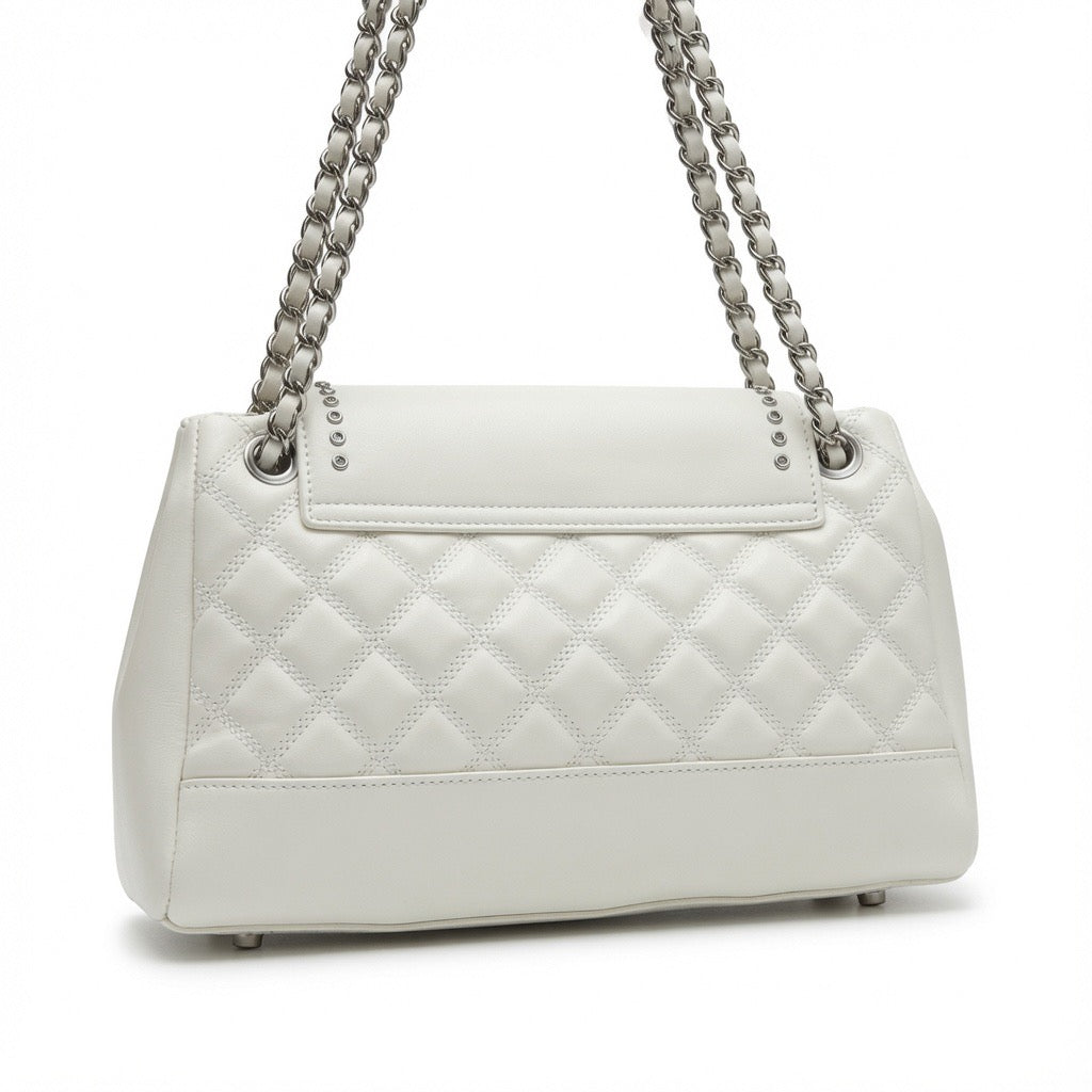 Crystal Owl Quilted Shoulder Bag BA-555