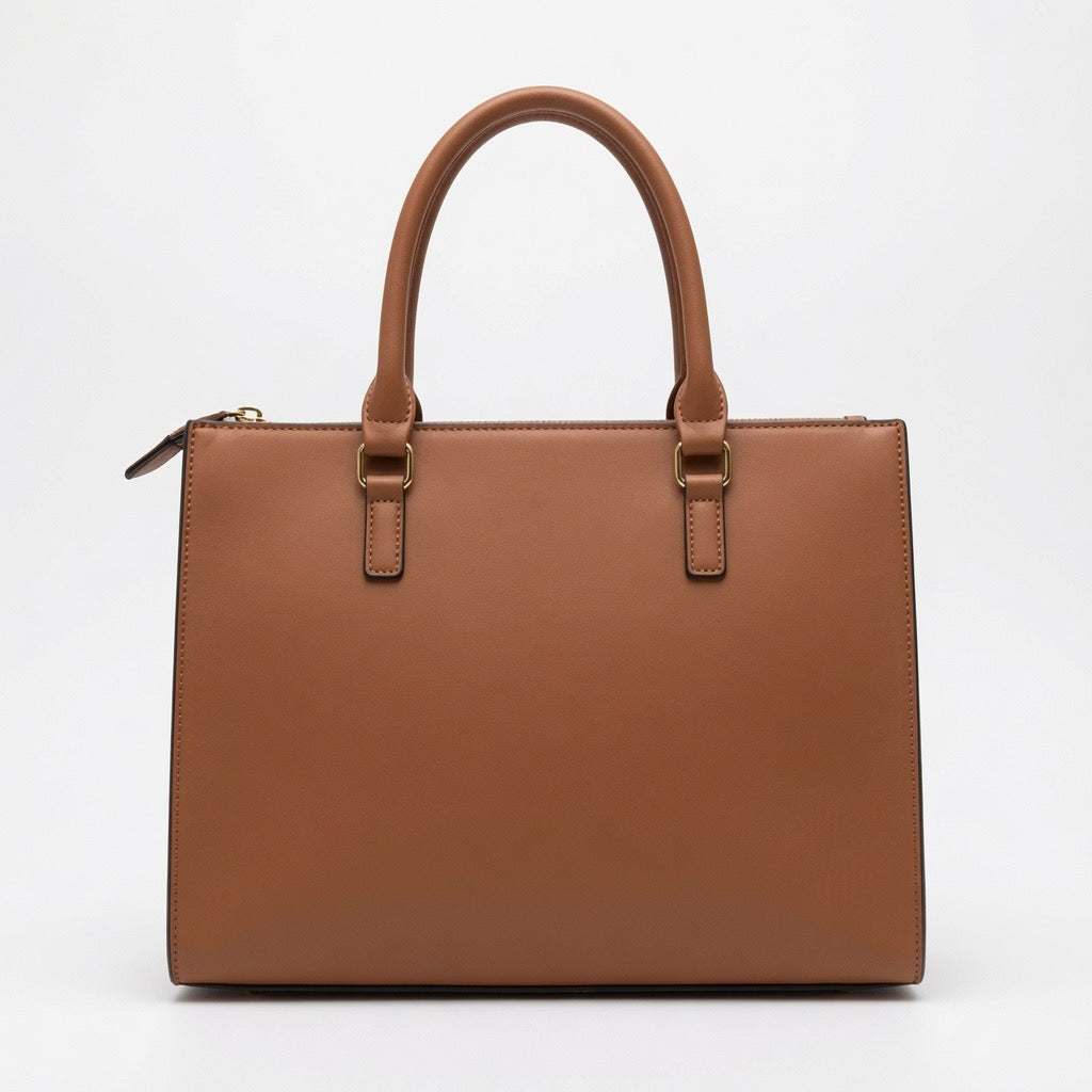Emily Floral Shopper Tote Bag – Ivory Bloom Edition BA-567